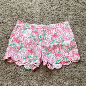 Lilly Pulitzer Buttercup Scalloped Shorts